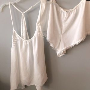 Brand New White XXL Bohemian Bride Set/Pajamas